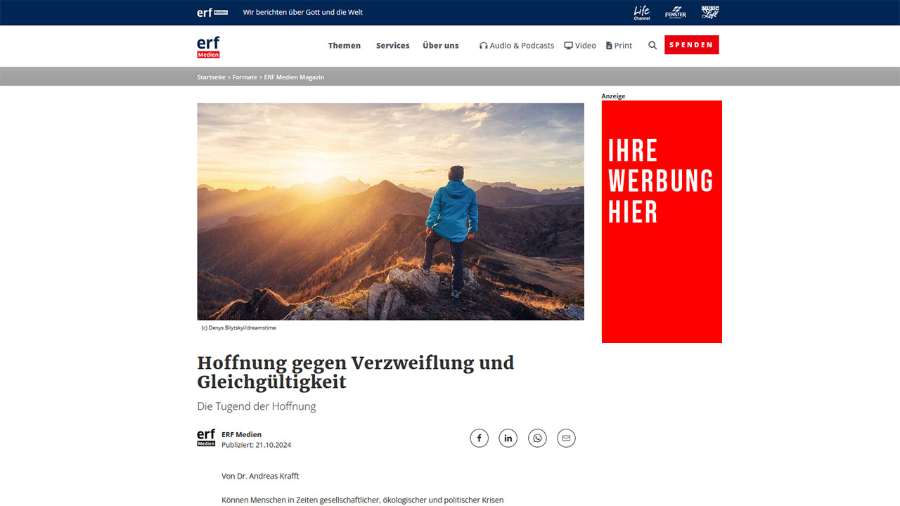 Werbemöglichkeiten Werbebanner