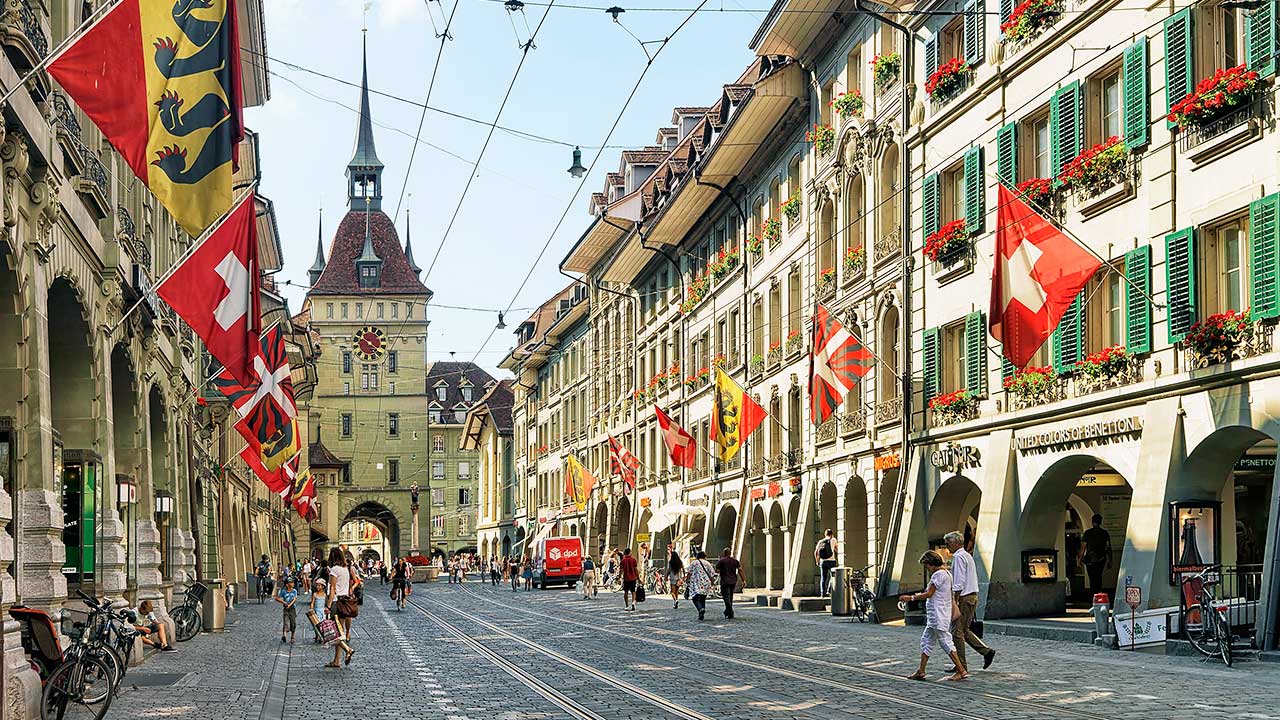 Marktgasse in der Berner Altstadt