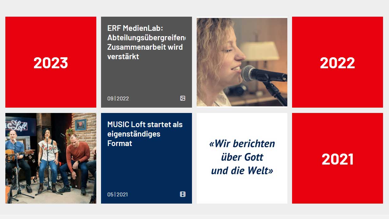 So Entstand Der Zeitstrahl Zur Geschichte Von ERF Medien