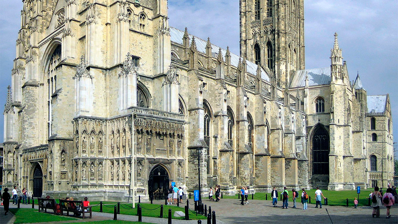 Besuch von aussen: Kathedrale von Canterbury