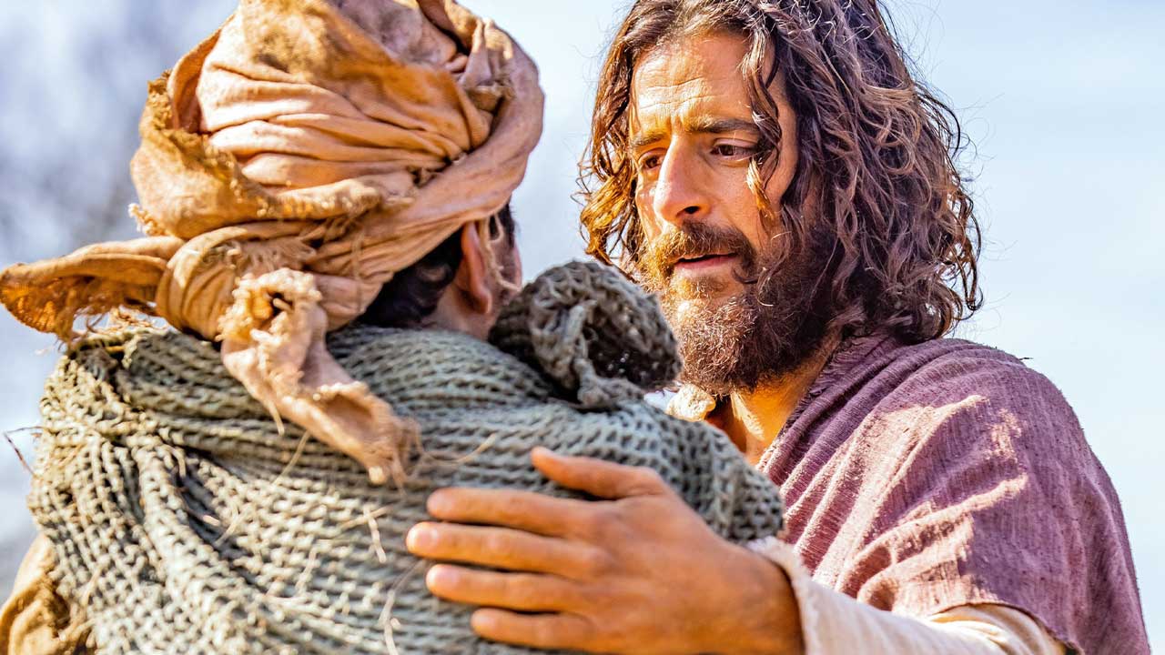 Szene mit Jesus aus der Fernsehserie «The Chosen»
