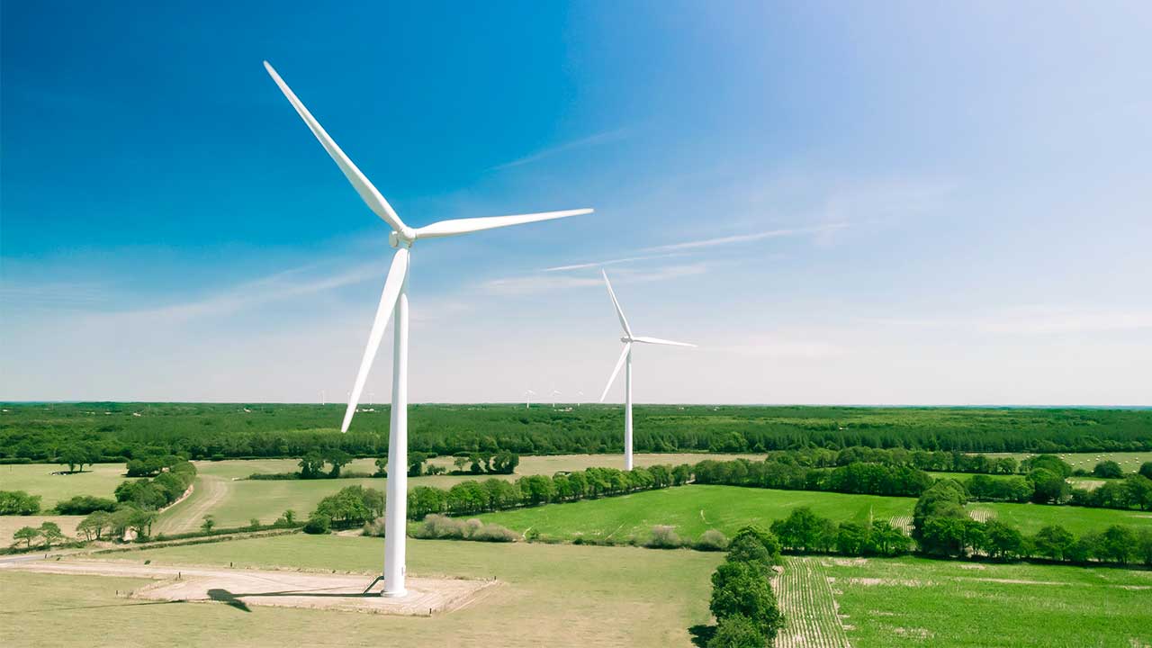 Windkrafträder in Frankreich