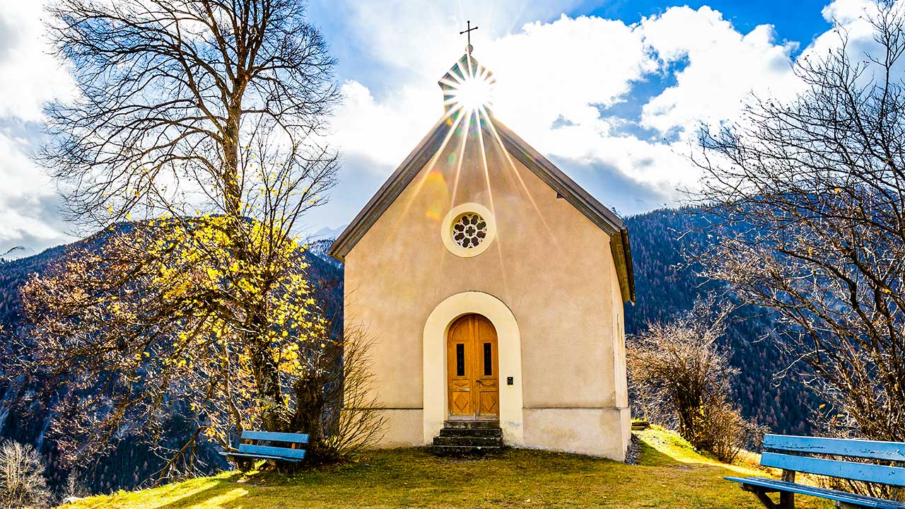 Kapelle in Albula, Graubünden
