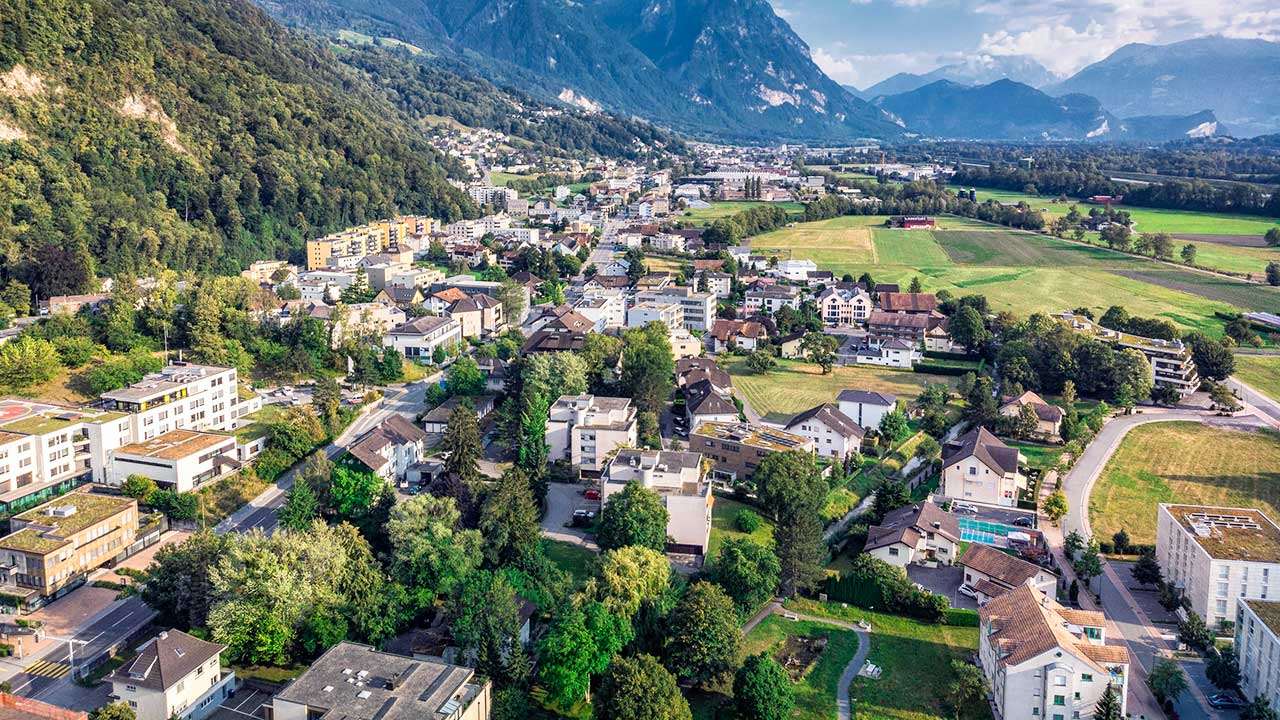 Vaduz, Hauptstadt Liechtensteins