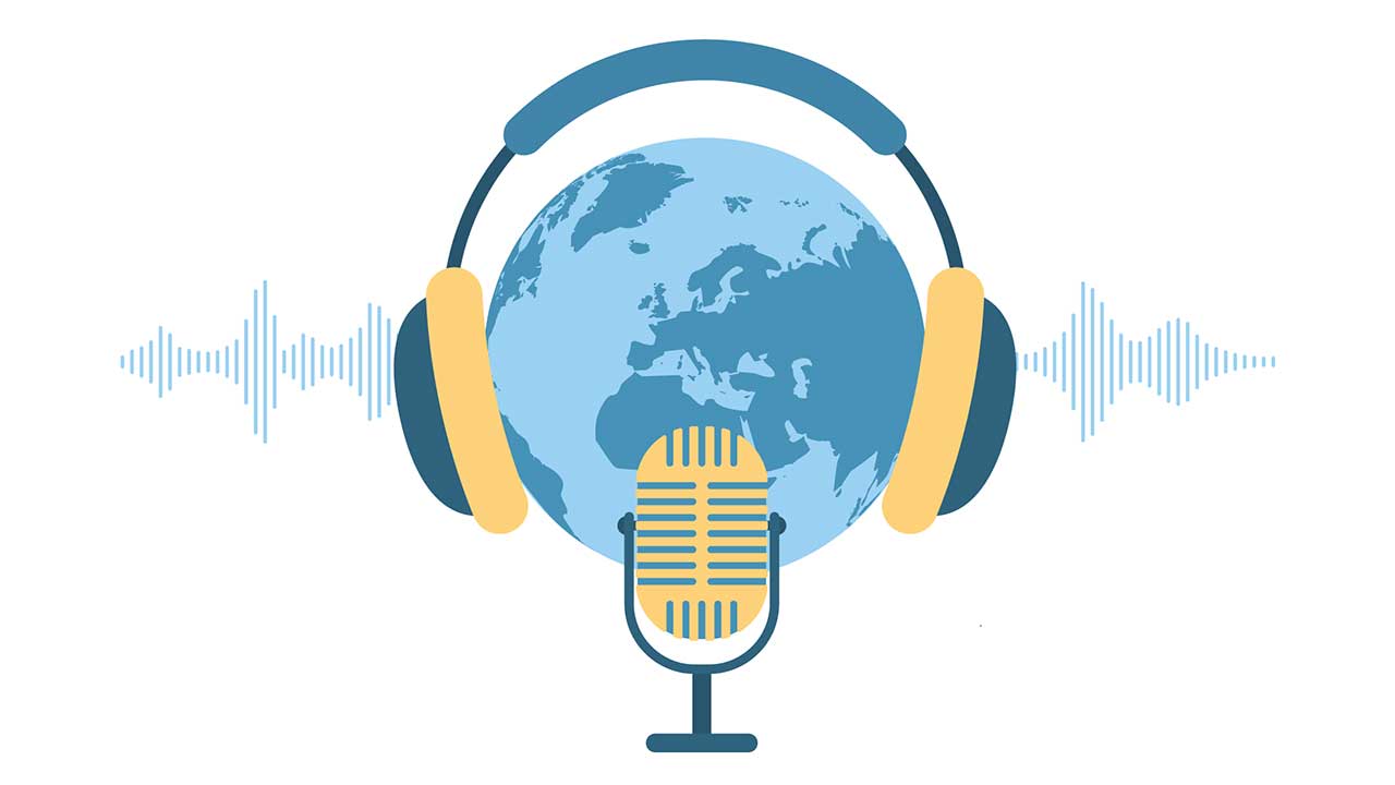 Logo von «Young Voices – An Intercultural Podcast»