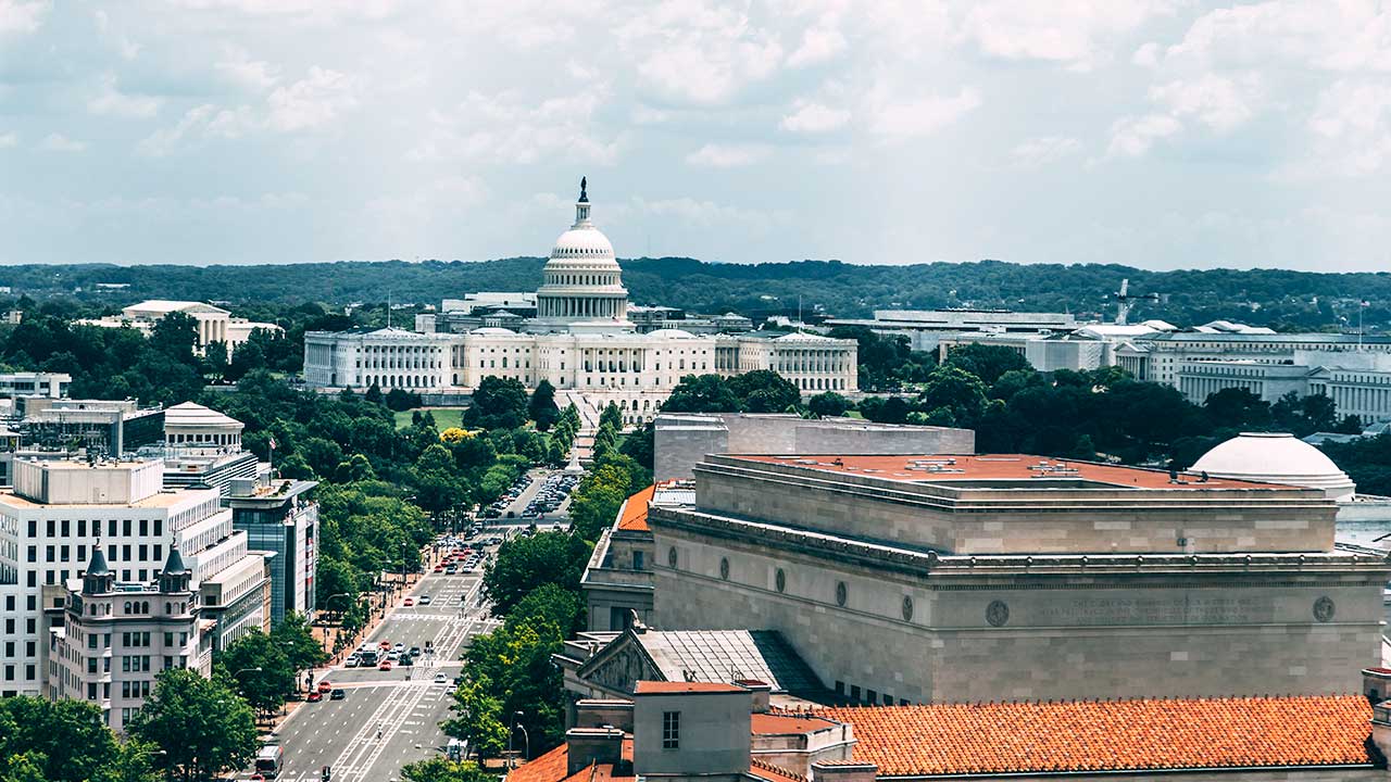 Washington DC mit Capitol