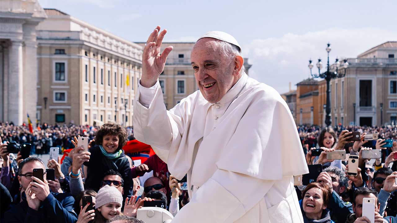 Papst Franziskus im Vatikan, 2018