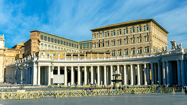 Residenz des Papstes: Apostolischer Palast