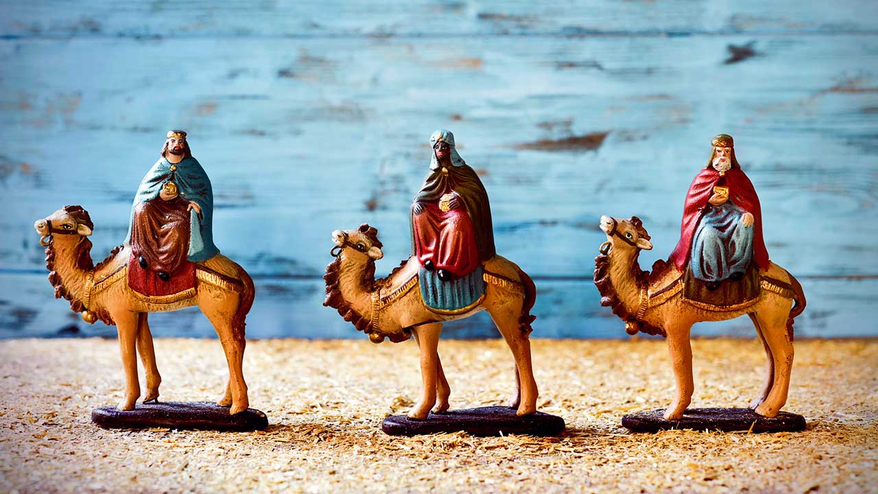 Die drei Weisen auf den Kamelen