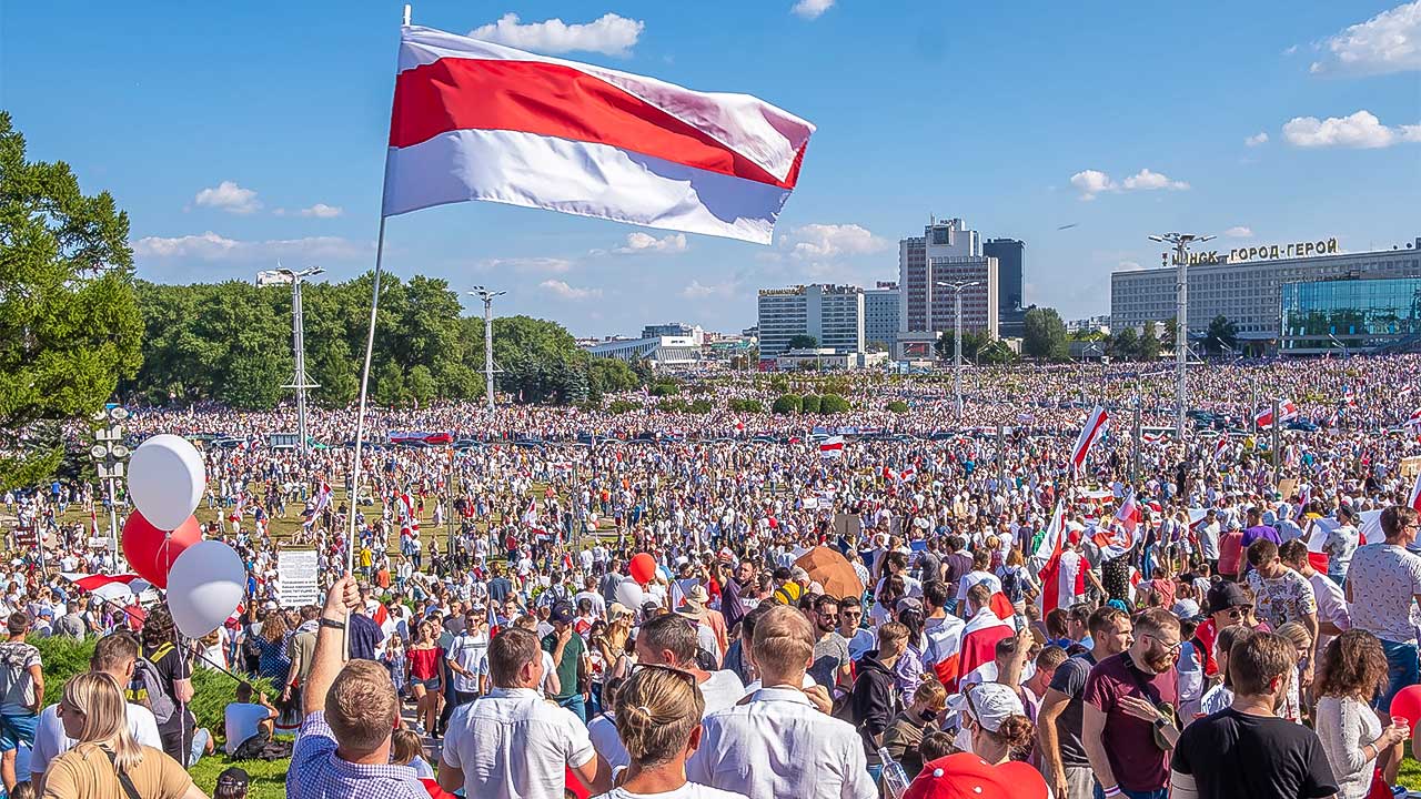 Demonstration in Belarus