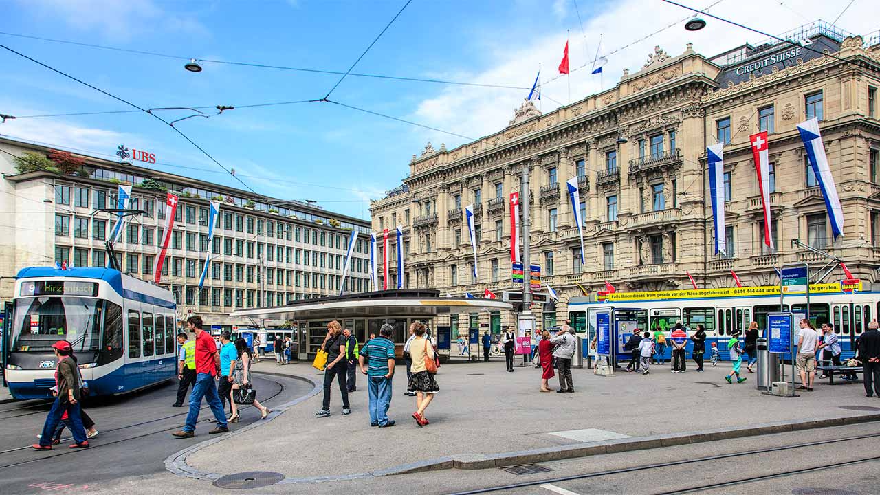 Paradeplatz in Zürich