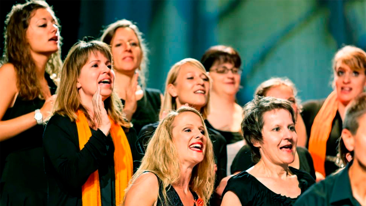 Sängerinnen am «cantars – Kirchenklangfest 2015»