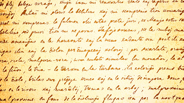 Brief in Handschrift
