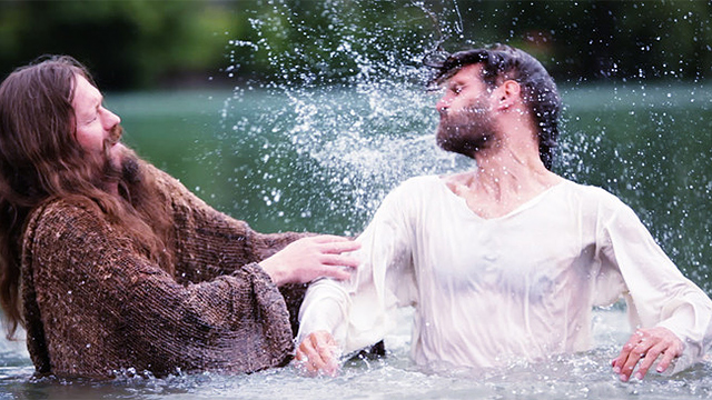 Johannes tauft Jesus