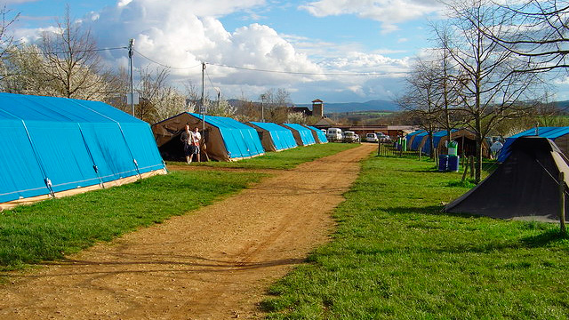 Zelte in Taizé