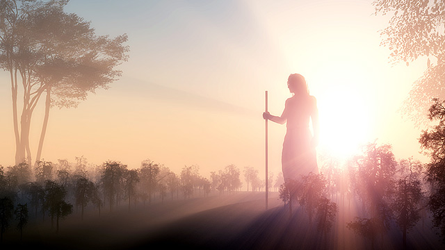 Jesus in Silhouette