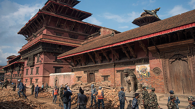 Wiederaufbau in Kathmandu 2015
