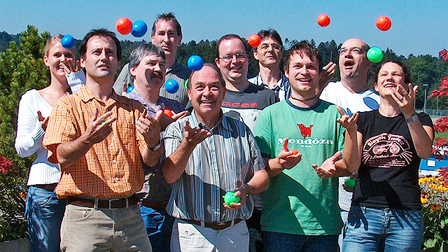 Das Team von Radio Life Channel anno 2005