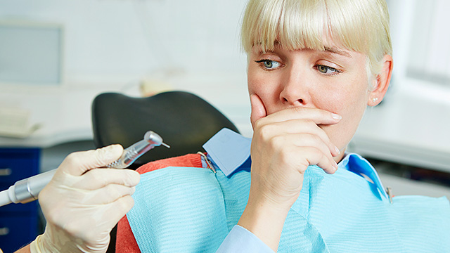 Angst bei Zahnarzt